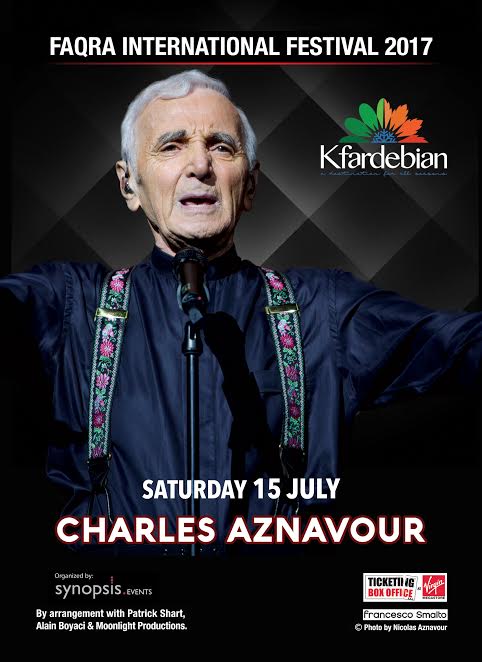 Charles Aznavour at Faqra Festival